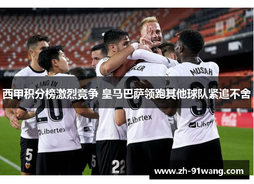 西甲积分榜激烈竞争 皇马巴萨领跑其他球队紧追不舍